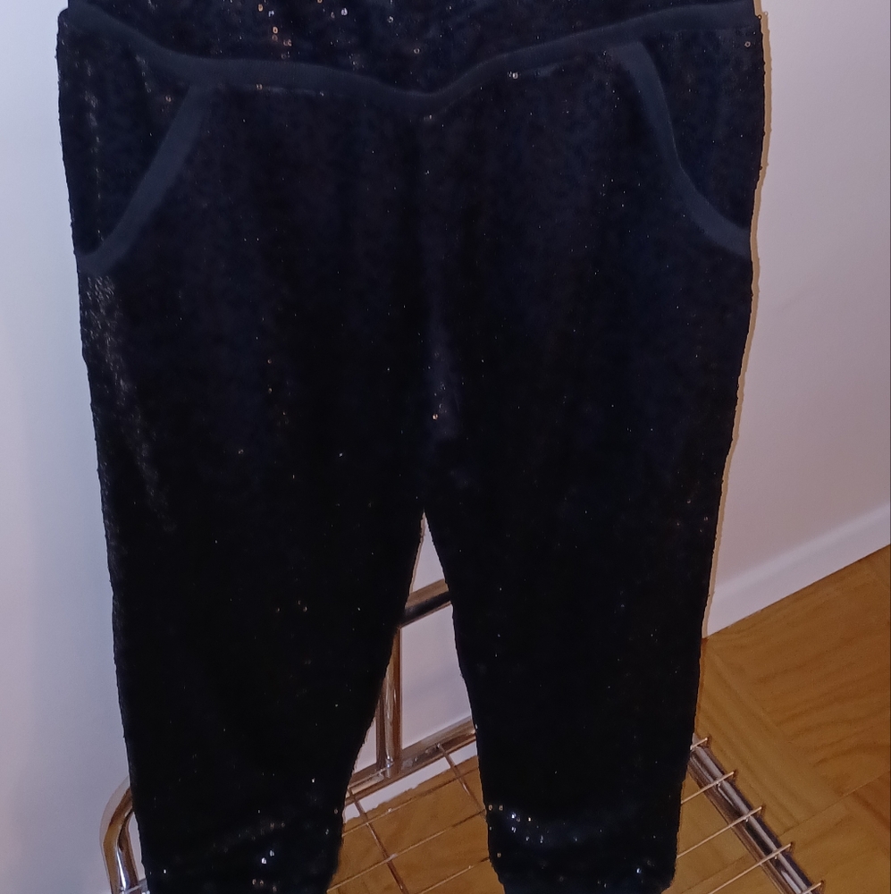 Victoria's Secret Black Sequin Jumpsuits SizeMedium NWT - Picture 5 of 9